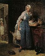 The Return from Market Jean Baptiste Simeon Chardin